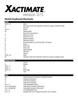 xactimate keyboard shortcuts