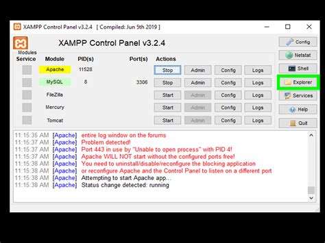 xampp for windows server 2003