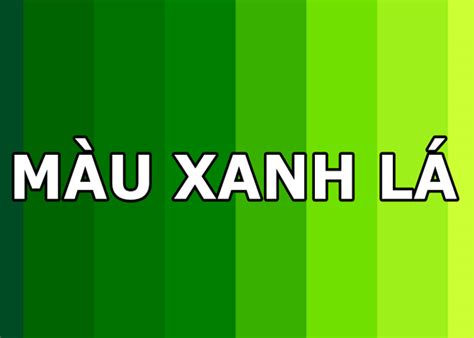 xanh lục | Mu xanh lc ngha phi mu v