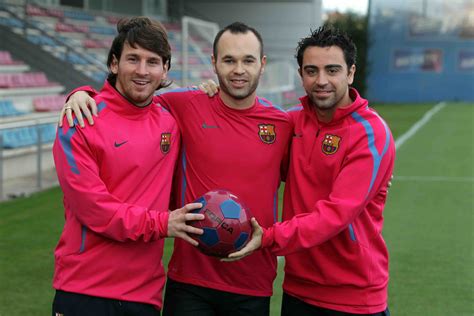 Xavi And Messi