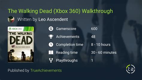Xbox 360 Walking Dead Walkthrough