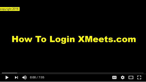 xmeets com login online