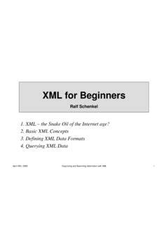 Xml For Beginners Max Planck Society