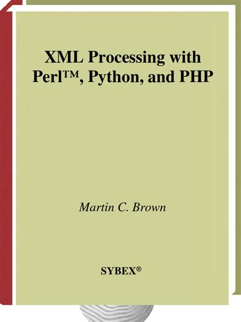 Xml Processing With Perl Python And Php Transcend Technique
