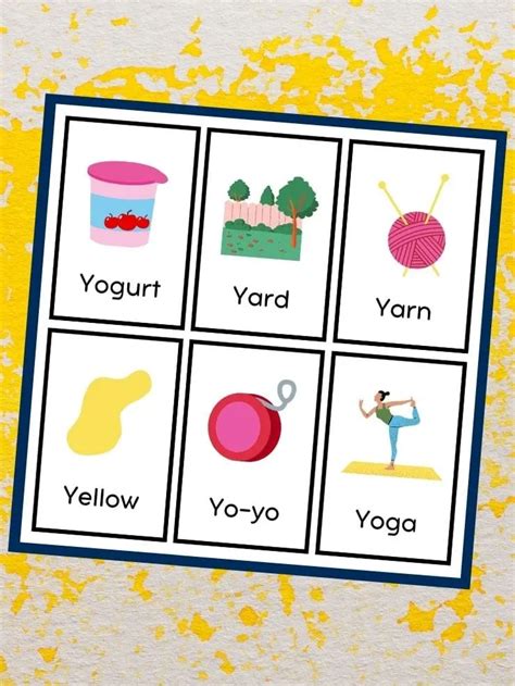 Y Words For Kids Engaging Strategies For Kindergarten School Words That Start With Y - School Words That Start With Y