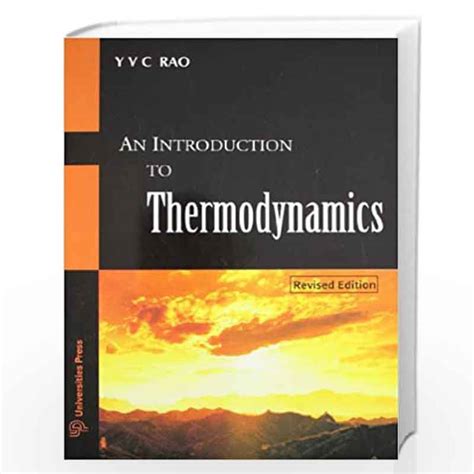 Download Y V C Rao An Introduction To Thermodynamics 