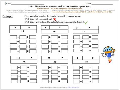 Y3 Using Inverse To Check Addition And Subtraction Inverse Operations Year 3 - Inverse Operations Year 3