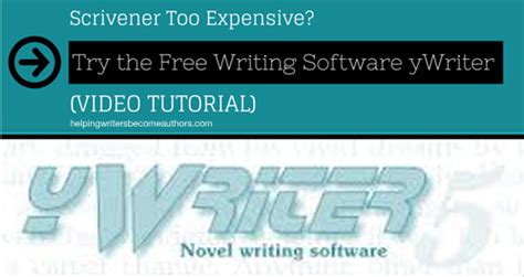 yWriter Video Tutorial - Helping Writers Become Authors