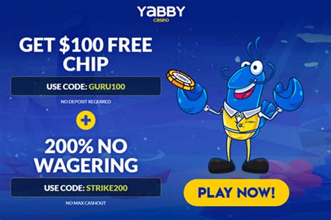 yabby casino free chip zgju