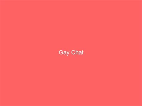 yahoo gay chat