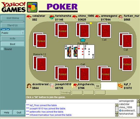 yahoo poker texas holdem online imbb