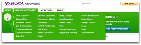 yahoo questions and answers sign up