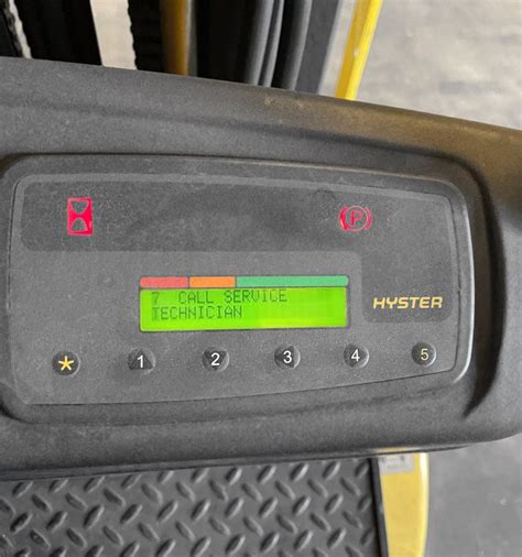 Yale Forklift Fault Codes