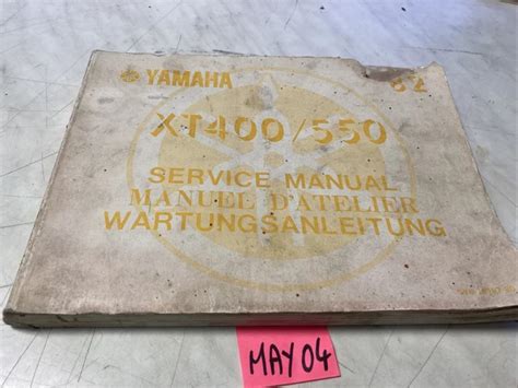 yamaha xt 400 workshop manual