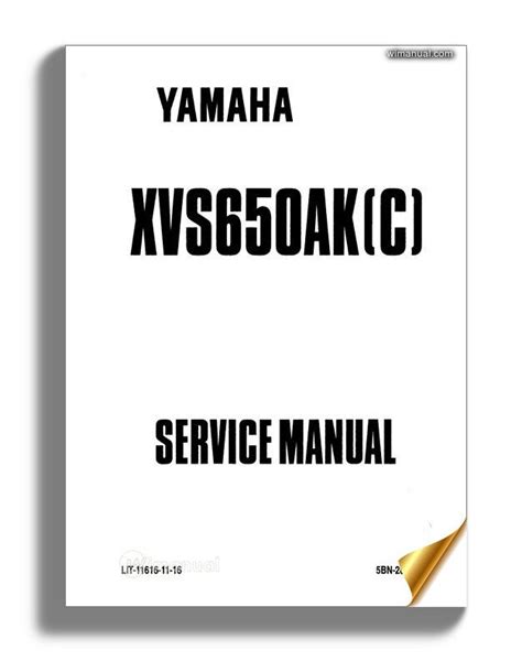 yamaha xvs 650 service manual pdf