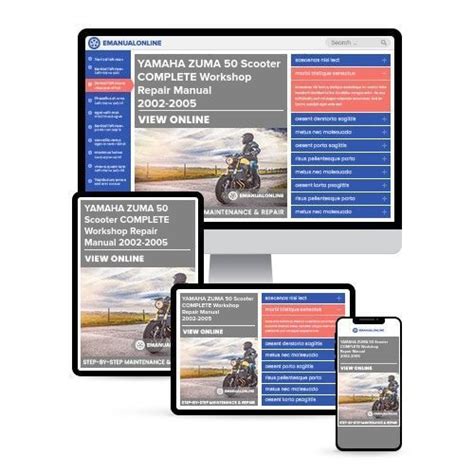 Yamaha Zuma Yw50 Complete Workshop Repair Manual 2001 2009