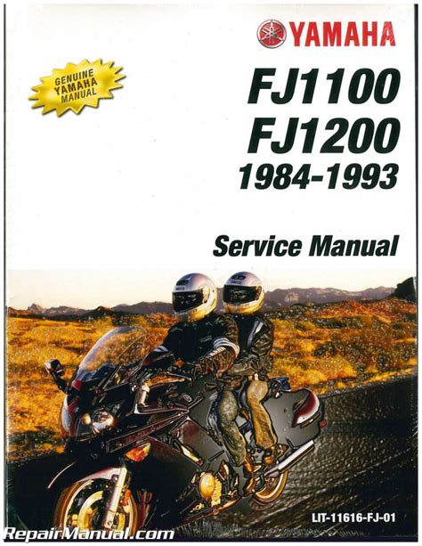 Download Yamaha Fj1100 1992 Repair Service Manual 
