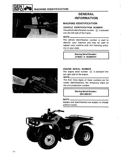 Read Yamaha Moto 4 225 Service Manual 