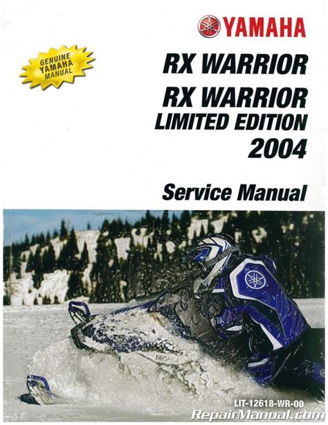 Full Download Yamaha Rx 1 Snowmobile Service Manual Repair 2003 3258 Pdf 