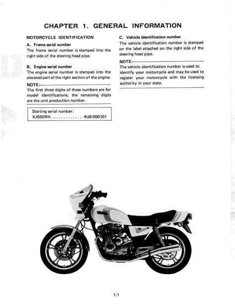 Read Online Yamaha Xj550 Service Manual 