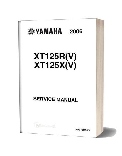 Read Online Yamaha Xt 125 Service Manual 