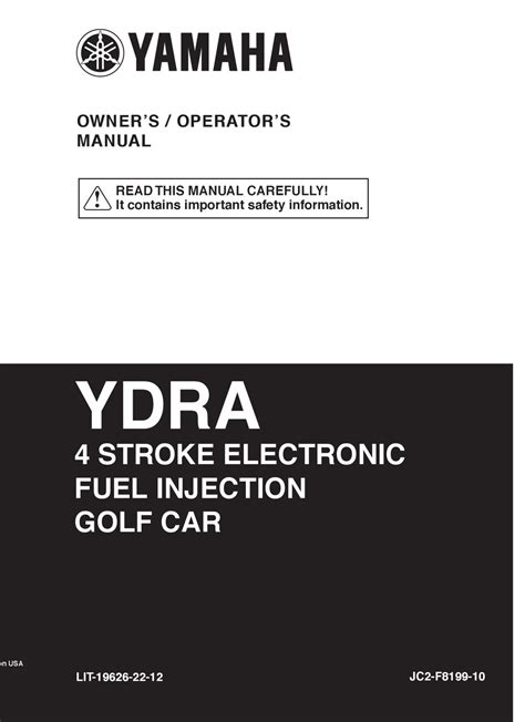 Read Online Yamaha Ydra Service Manual File Type Pdf 