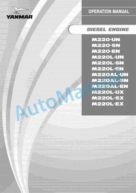 yanmar m220 manual