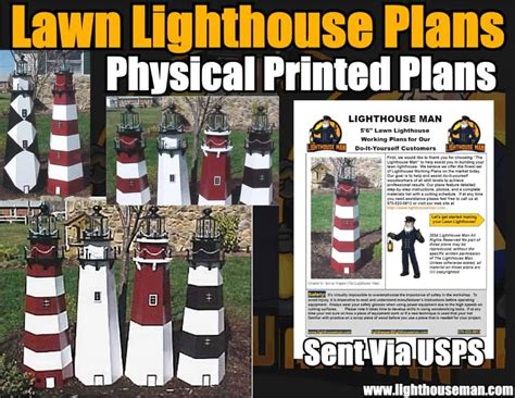 Yard Lighthouse Plans