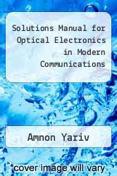Read Online Yariv Optical Electronics Solutions 