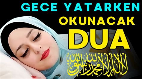 yatarken dua