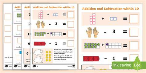 year 1 addition and subtraction assessment