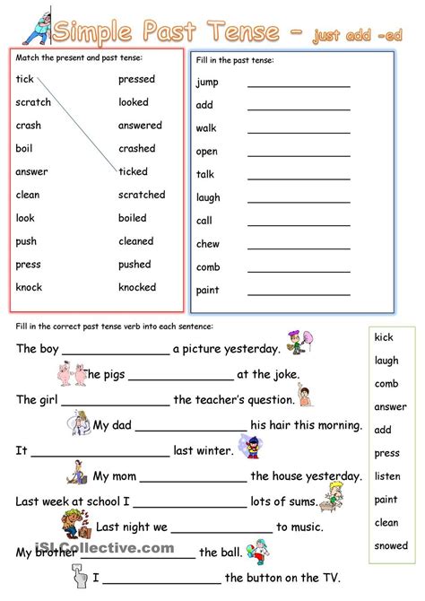 Year 1 And 2 Past Tense Teaching Resources Past And Present Tense Year 2 - Past And Present Tense Year 2