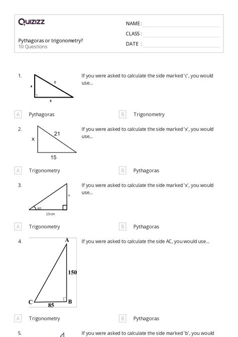 Year 11 Trigonometry