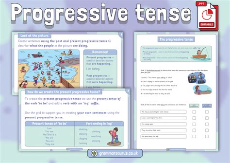 Year 2 Spag Past And Present Progressive Tense Past And Present Tense Year 2 - Past And Present Tense Year 2