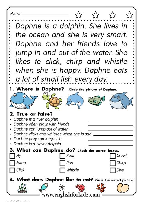 Year 3 Reading Comprehension Instructions Ages 7 8 Comprehension For Year 3 - Comprehension For Year 3