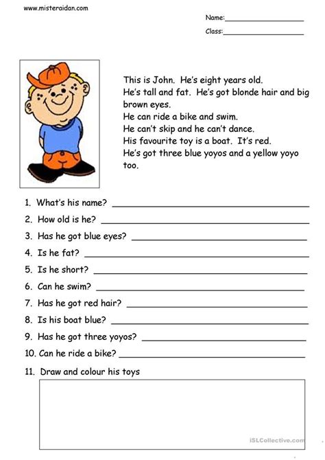 Year 4 Reading Comprehension Worksheets Theschoolrun Comprehension For Year 4 - Comprehension For Year 4