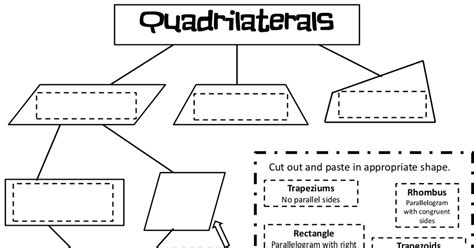 Year 4 Sorting Quadrilaterals Maths Resource Pack Twinkl Sorting Quadrilaterals Worksheet - Sorting Quadrilaterals Worksheet