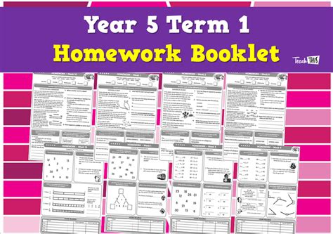 Year 5 Term 1 Homework Yimin Math Centre