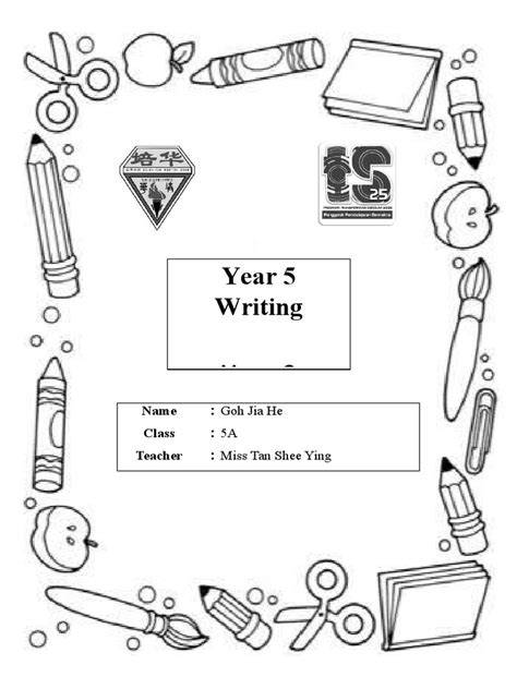 year 5 writing oran