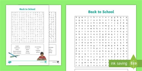 Year 6 Back To School Word Search Twinkl Back To School Wordsearch - Back To School Wordsearch