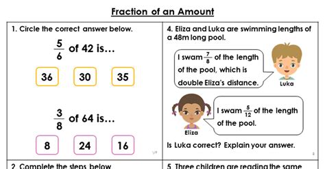Year 6 Finding Fractions Of Amounts Lesson Teaching Fractions Of Shapes Year 6 - Fractions Of Shapes Year 6
