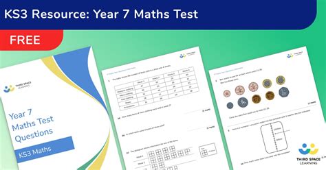 Year 7 Maths Test