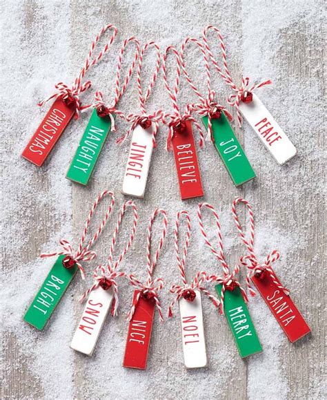 year dated tags for ornaments