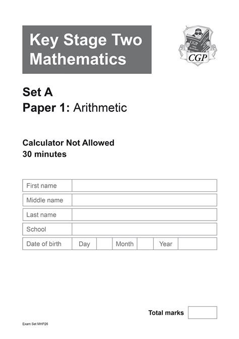 Full Download Year 9 Mathematics Test Sats Papers 