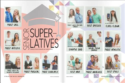 Yearbook Template Superlatives