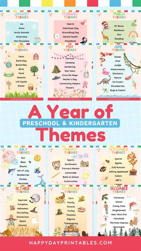 yearly themes preschool