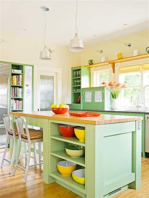 Yellow And Green Kitchen