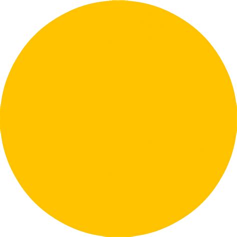 Yellow Circle Png