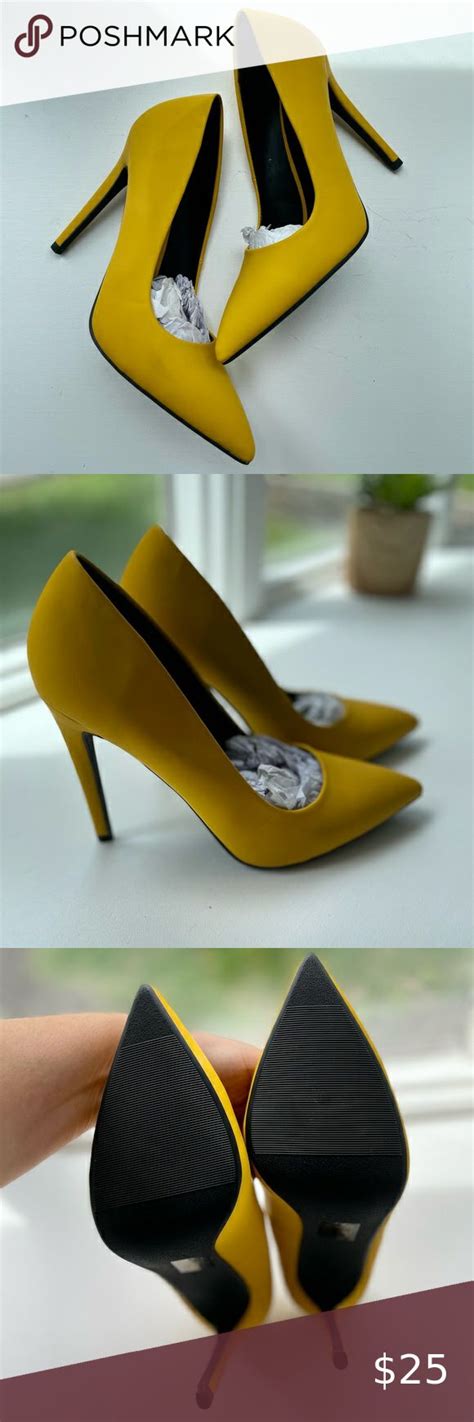 yellow colored heels