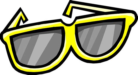Yellow Sunglasses Clipart